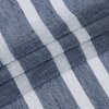 Homeroots 72 x 70 x 1 in. Navy & White Striped Shower Curtain 399768